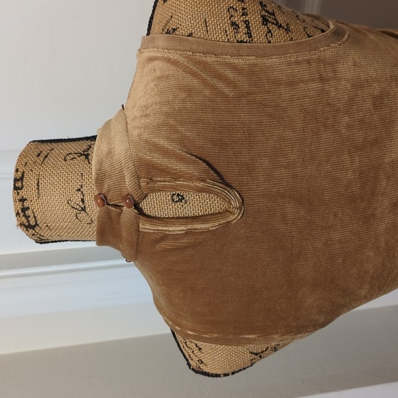 I.N. San Francisco Tan Sleeveless Blouse - Picture 3 of 4